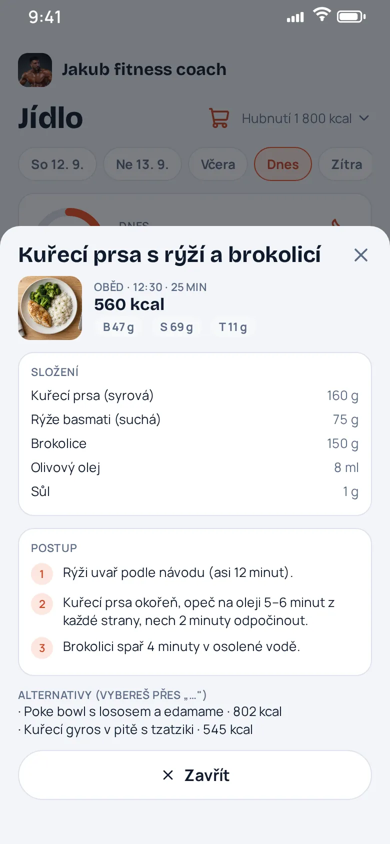 Detail jídla: fotka, složení, postup, alternativy